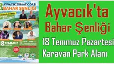 Ayvacık’ta Bahar Şenliği