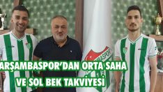 Çarşambaspor’dan Orta Saha ve Sol Bek Takviyesi
