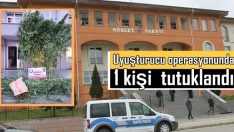 Çarşamba’da 1 kişi uyuşturucudan tutuklandı               