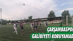 Çarşambaspor Galibiyeti Koruyamadı