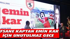 Efsane Kaptan Emin Kar İçin Unutulmaz Gece