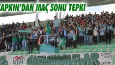 Çapkın’dan Maç Sonu Tepki
