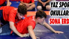 Yaz Spor Okulları Sona Erdi