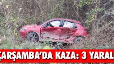 Çarşamba’da Kaza: 3 Yaralı