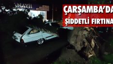 Çarşamba’da Şiddetli Fırtına