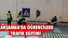 Çarşamba’da Öğrencilere Trafik Eğitimi