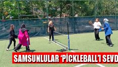 Samsunlular ‘Pickleball’ı Sevdi