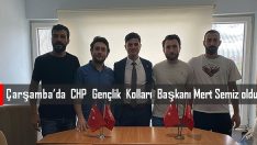 Çarşamba’da CHP Gençlik Kolları Başkanı Mert Semiz oldu