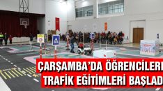 Çarşamba’da Öğrencilere Trafik Eğitimleri Başladı