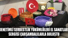 Denetimli Serbestlik Yükümlüleri El Sanatları Sergisi Çarşambalılarla Buluştu