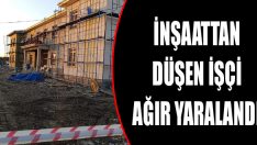 İnşaattan Düşen İşçi Ağır Yaralandı