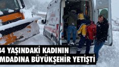84 Yaşındaki Kadının İmdadına Büyükşehir Yetişti