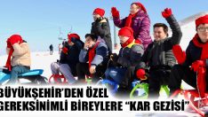 Büyükşehir’den Özel Gereksinimli Bireylere “Kar Gezisi”