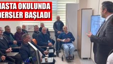 Hasta Okulunda Dersler Başladı