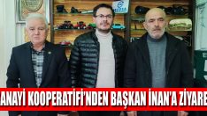 Sanayi Kooperatifi’nden Başkan İnan’a Ziyaret