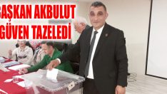 Başkan Akbulut Güven Tazeledi