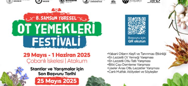 Samsun’da Yöresel Ot Yemekleri Festivali Başlıyor
