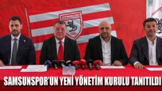 Samsunspor’un Yeni Yönetim Kurulu Tanıtıldı