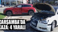 Çarşamba’da Kaza: 4 Yaralı