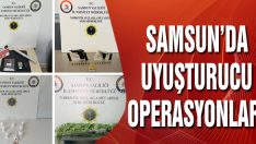 Samsun’da Uyuşturucu Operasyonları