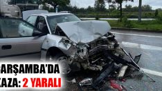 Çarşamba’da Kaza: 2 Yaralı