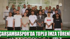 Çarşambaspor’da Toplu İmza Töreni