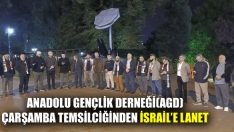 Anadolu Gençlik Derneği(AGD) Çarşamba Temsilciğinden İsrail’e Lanet