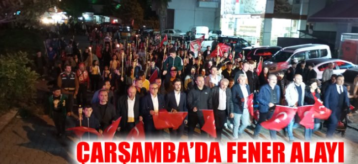 Çarşamba’da Fener Alayı