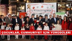 ÇOCUKLAR, CUMHURİYET İÇİN YÜRÜDÜLER!