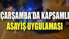 Çarşamba’da Kapsamlı Asayiş Uygulaması