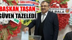 Başkan Taşan Güven Tazeledi