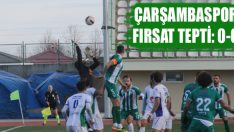 Çarşambaspor Fırsat Tepti: 0-0