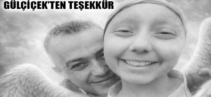 Gülçiçek’ten Teşekkür