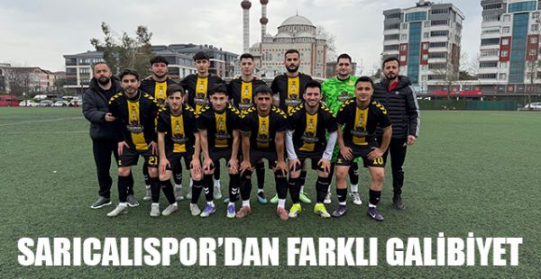 Sarıcalıspor’dan Farklı Galibiyet