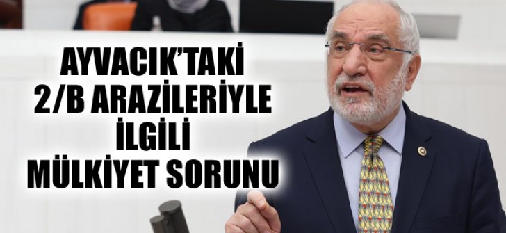 Ayvacık’taki 2/B Arazileriyle İlgili Mülkiyet Sorunu