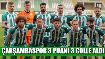Çarşambaspor 3 Puanı 3 Golle Aldı