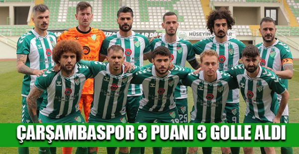 Çarşambaspor 3 Puanı 3 Golle Aldı