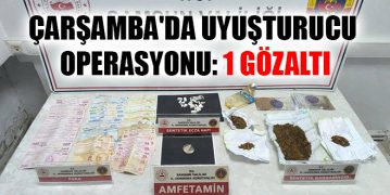 Çarşamba’da Uyuşturucu Operasyonu: 1 Gözaltı