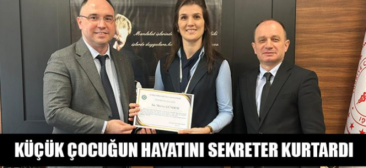 Küçük Çocuğun Hayatını Sekreter Kurtardı
