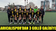 Sarıcalıspor’dan 3 Gollü Galibiyet