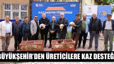 Büyükşehir’den Üreticilere Kaz Desteği