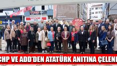 CHP ve ADD’den Atatürk Anıtına Çelenk