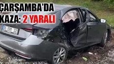Çarşamba’da Kaza: 2 Yaralı