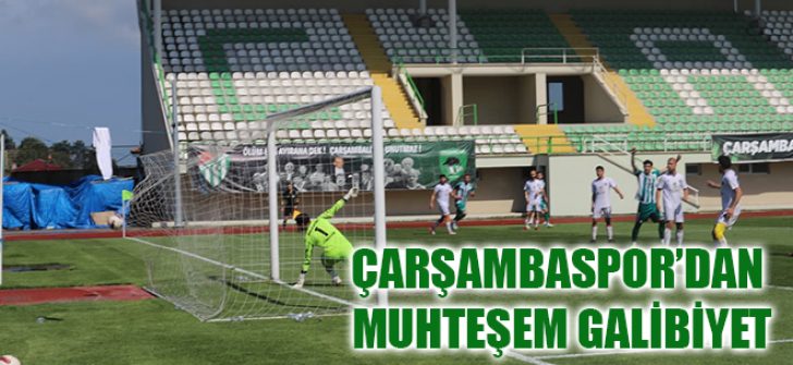 Çarşambaspor’dan Muhteşem Galibiyet