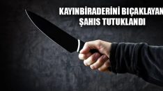 Kayınbiraderini Bıçaklayan Şahıs Tutuklandı