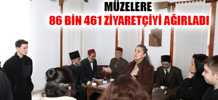 Müzelere 86 Bin 461 Ziyaretçiyi Ağırladı