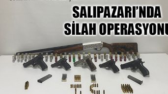 Salıpazarı’nda Silah Operasyonu