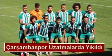 Çarşambaspor Uzatmalarda Yıkıldı