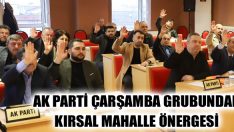 AK Parti Çarşamba Grubundan Kırsal Mahalle Önergesi