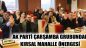AK Parti Çarşamba Grubundan Kırsal Mahalle Önergesi